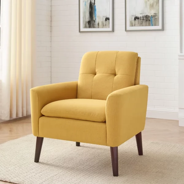 Felix Velvet Upholstered Armchairs Pair