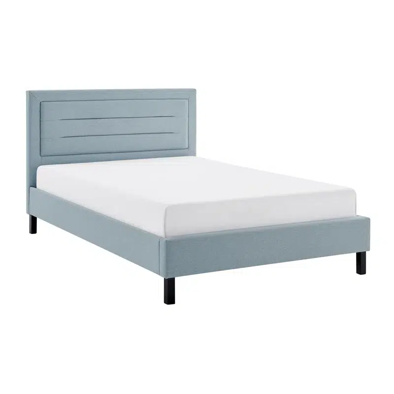 velvet-upholstered-single-bed